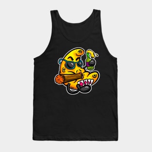 The Gambler Casino Moon Lowbrow Cartoon Sticker Tank Top